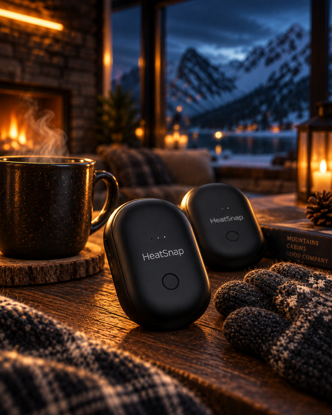 Chauffe-mains rechargeables HeatSnap Duo en hiver